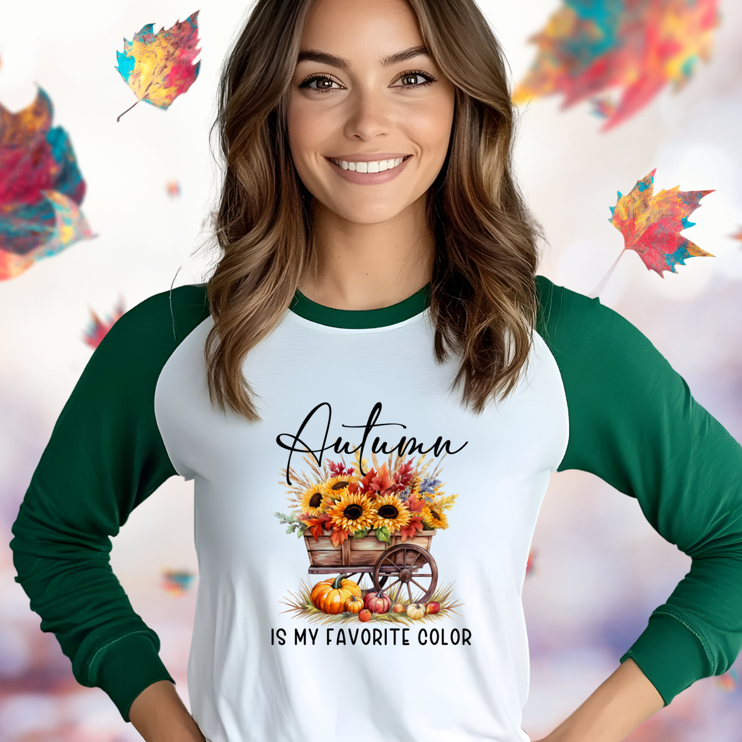 Autumn Is My Favorite Color Baseball Tee