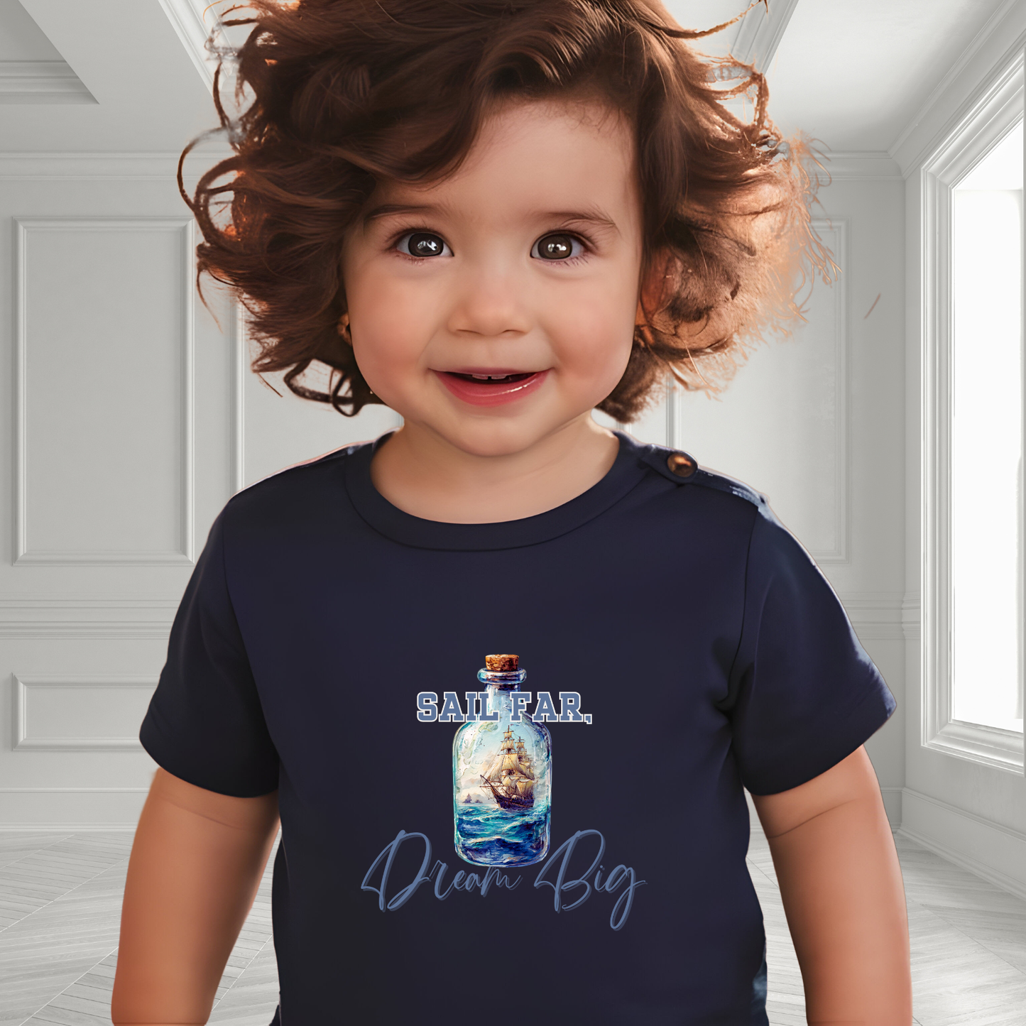 Sail Far, Dream Big Toddler T-Shirt