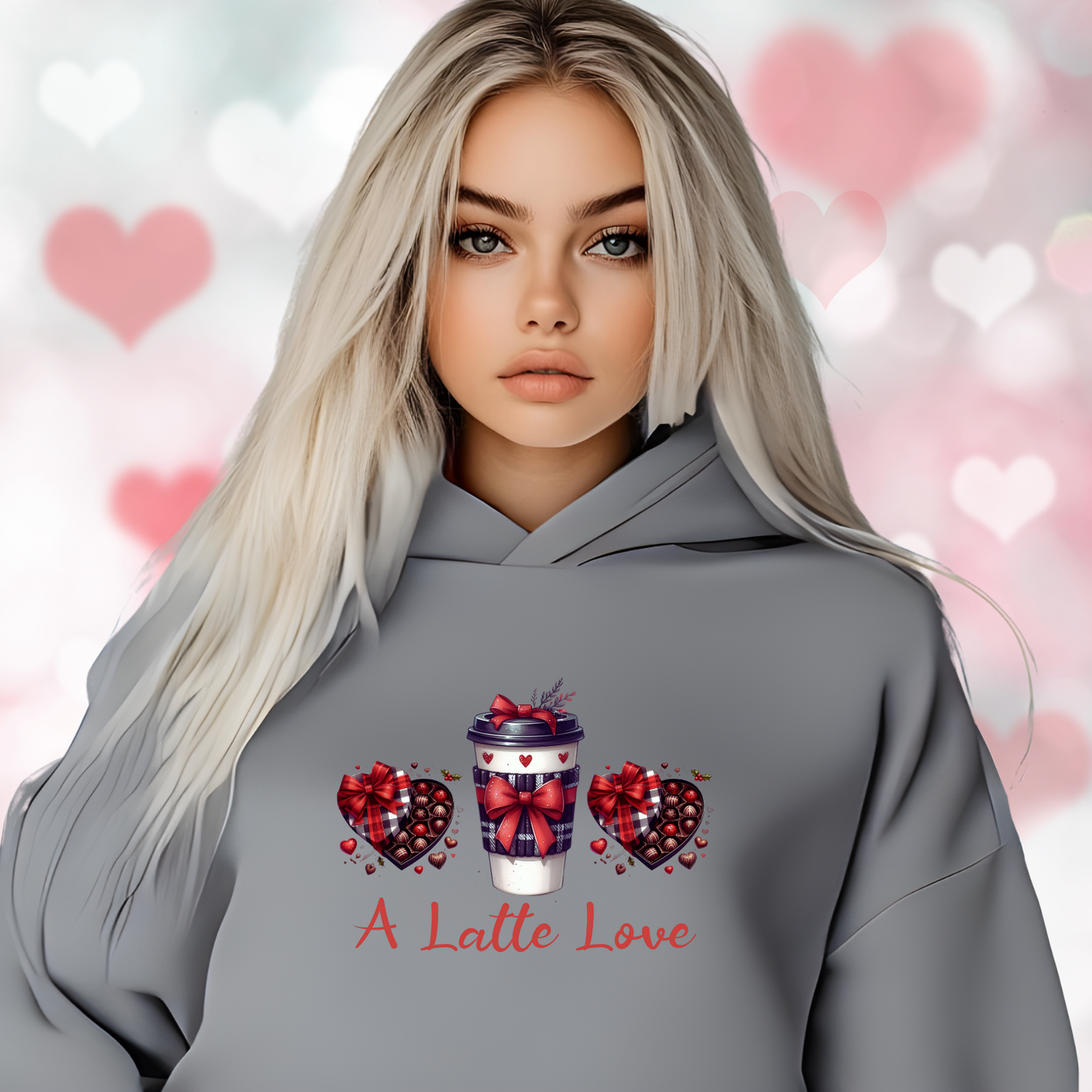 A Latte Love Crop Hoodie