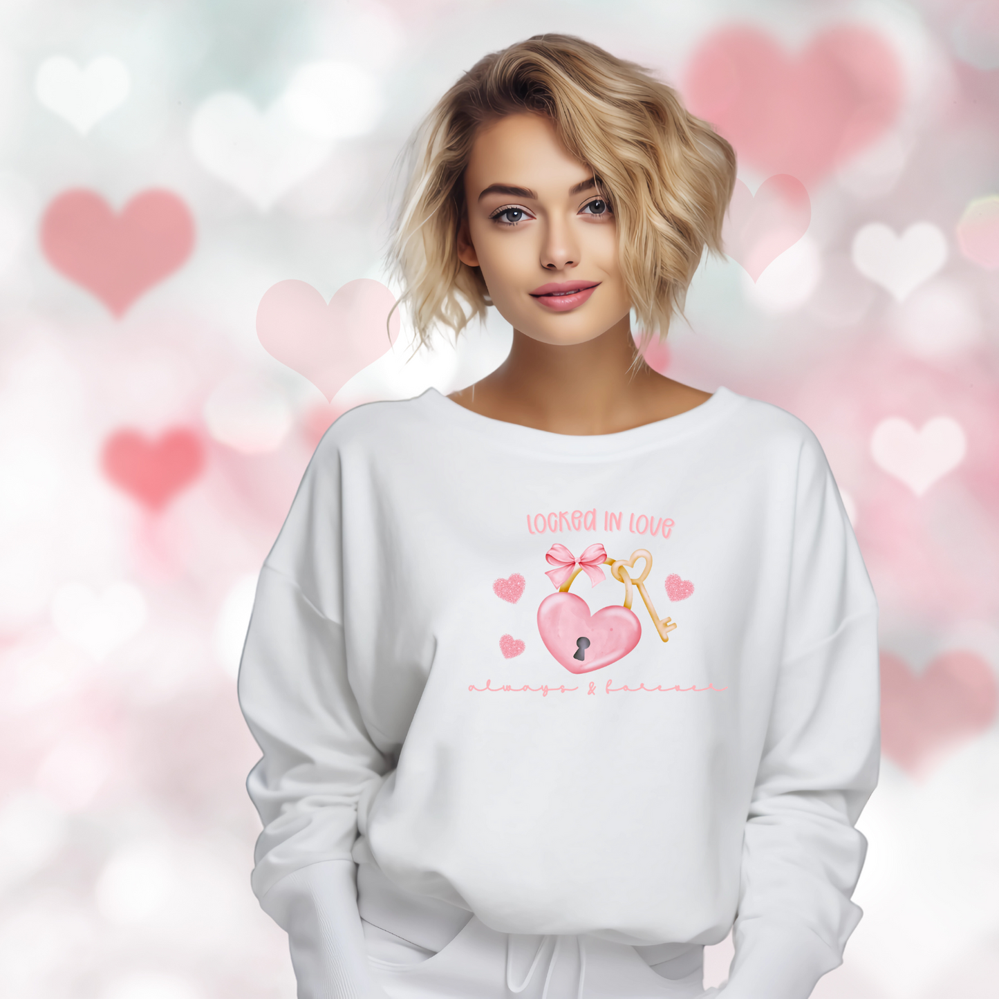Locked In Love Crewneck Sweatshirt