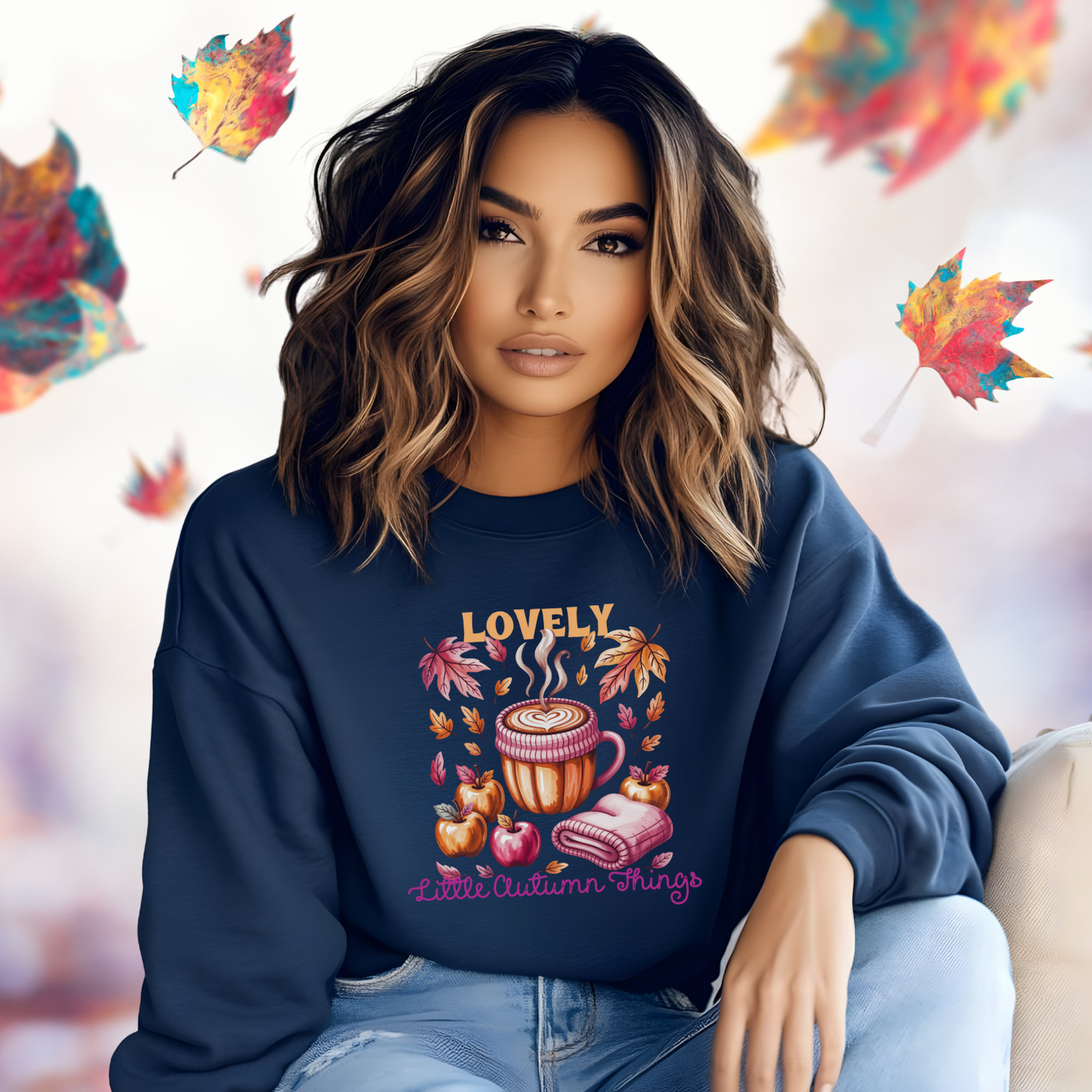 Lovely Little Autumn Things Crewneck Sweatshirt