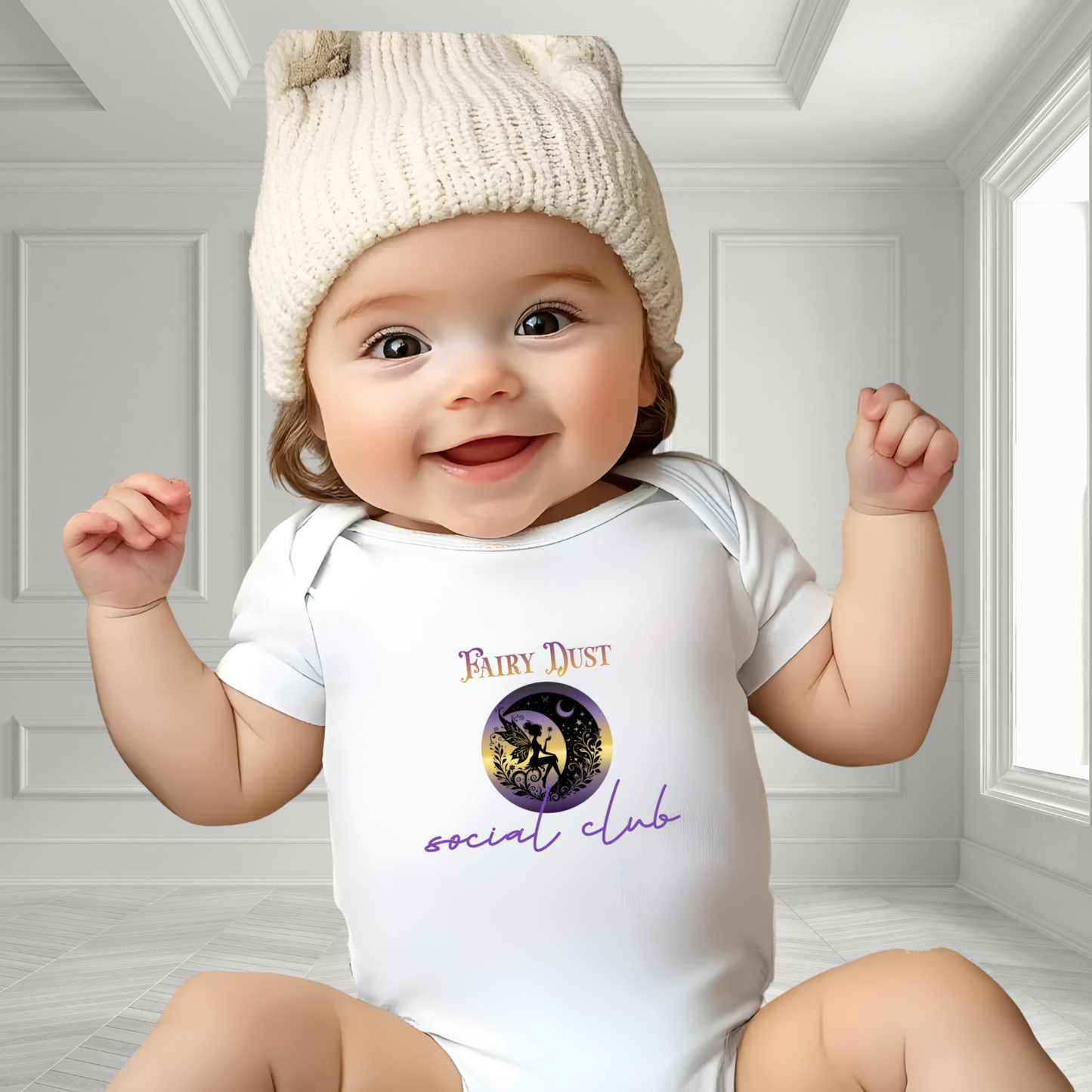 Fairy Dust Social Club Infant Short Sleeve Onesie