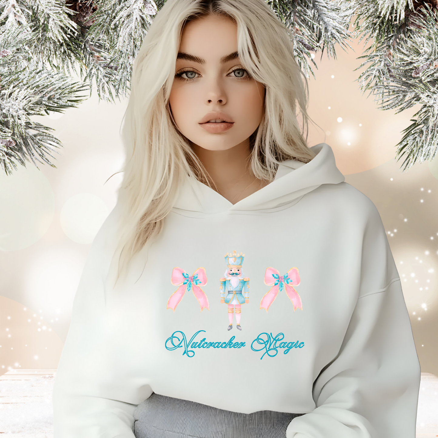 Nutcracker Magic Crop Hoodie