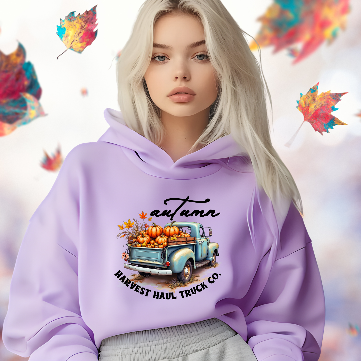 Harvest Haul Truck Co. Crop Hoodie