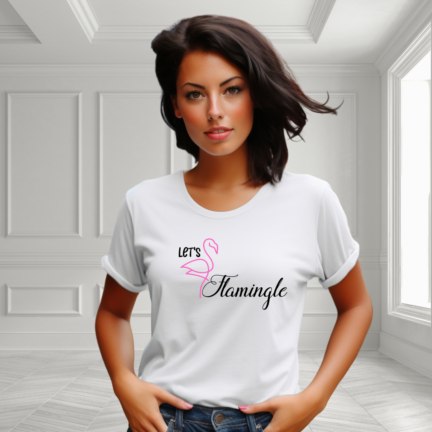 Let’s Flamingle T-Shirt