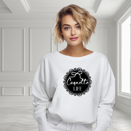 Coquette Life Crewneck Sweatshirt