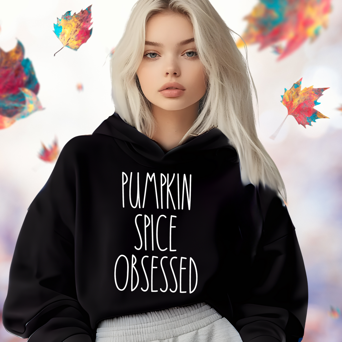 Pumpkin Spice Obsessed Crop Hoodie