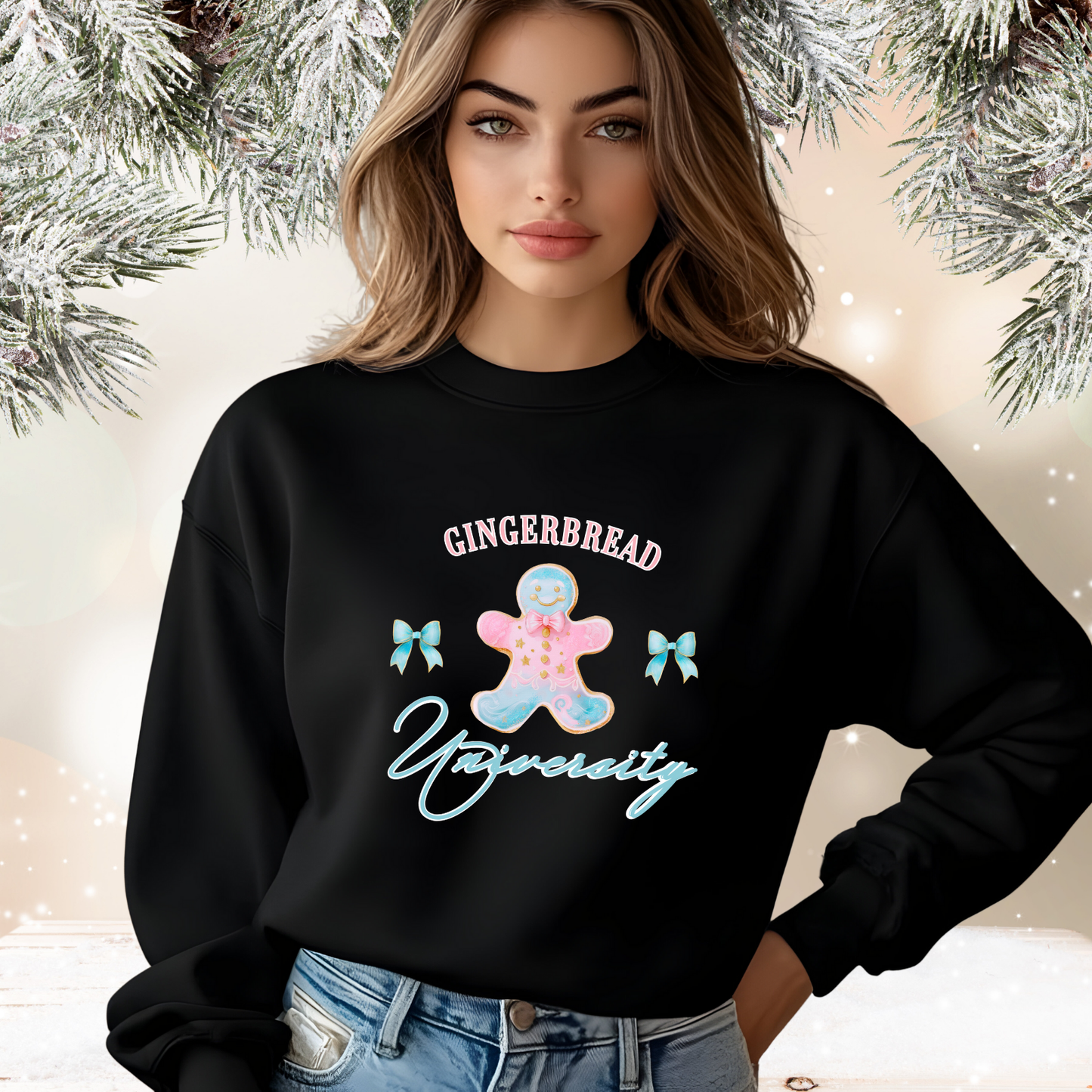 Gingerbread University Crewneck Sweatshirt