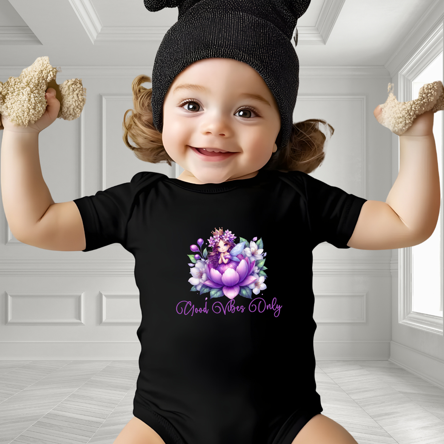 Good Vibes Only Infant Short Sleeve Onesie