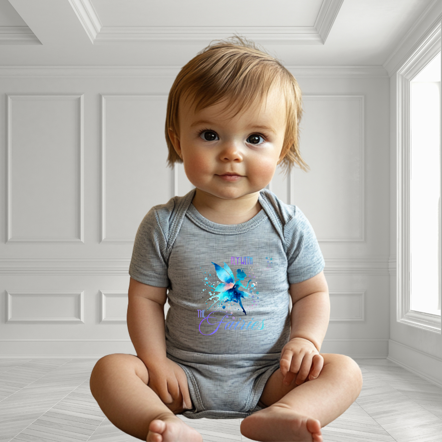 Fly With The Fairies Infant Short Sleeve Onesie