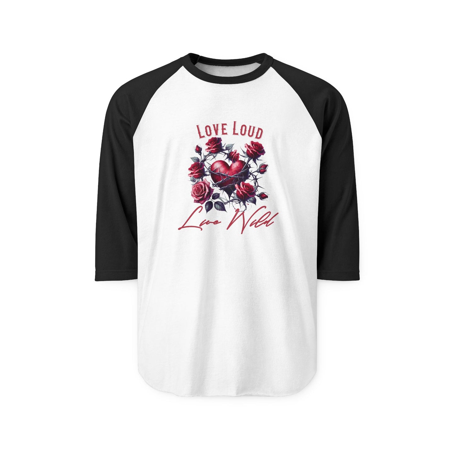 Love Loud Live Wild Baseball Tee