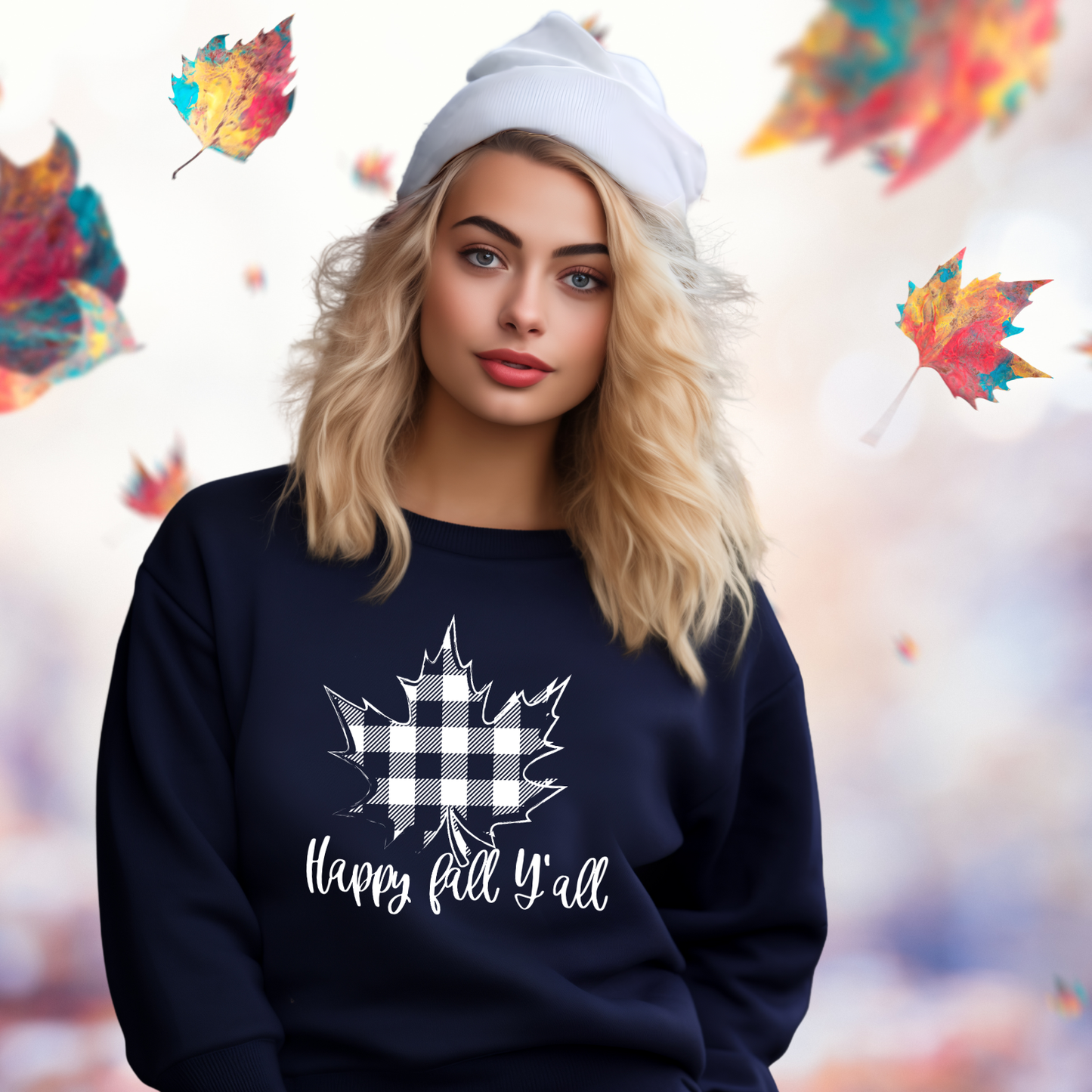 Happy Fall Y’all Crewneck Sweatshirt