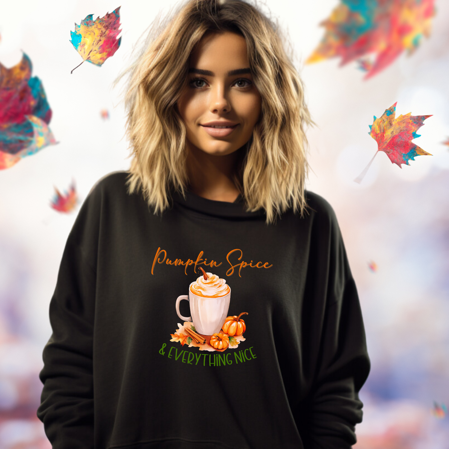 Pumpkin Spice & Everything Nice Crewneck Sweatshirt