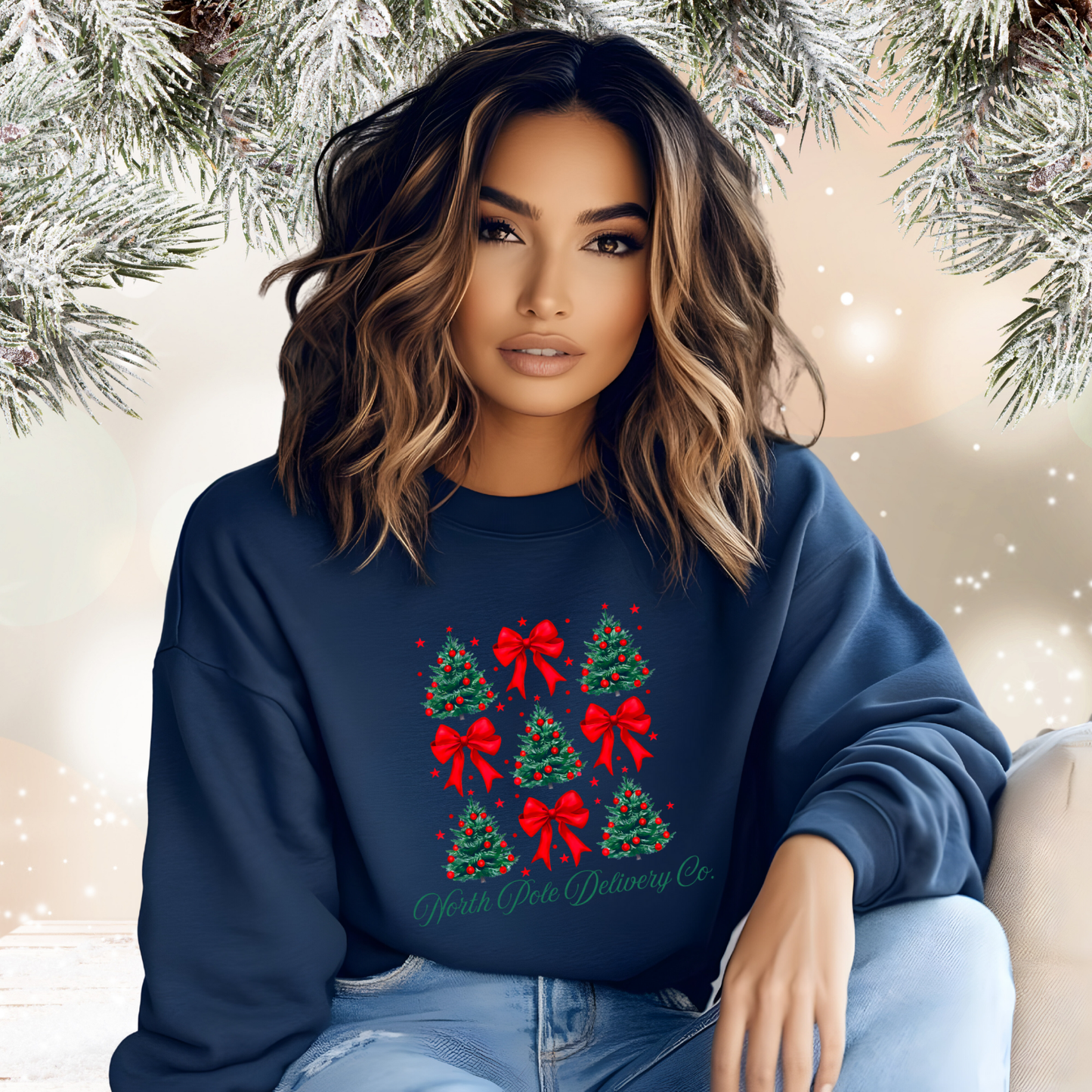 North Pole Delivery Co. Crewneck Sweatshirt