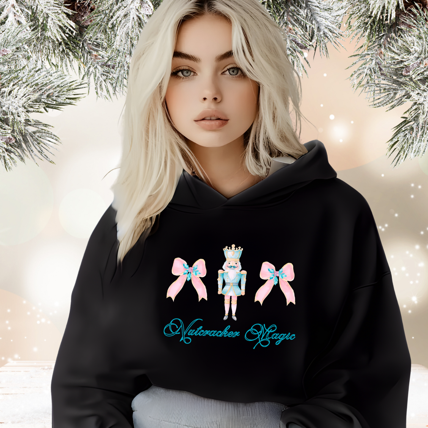 Nutcracker Magic Crop Hoodie