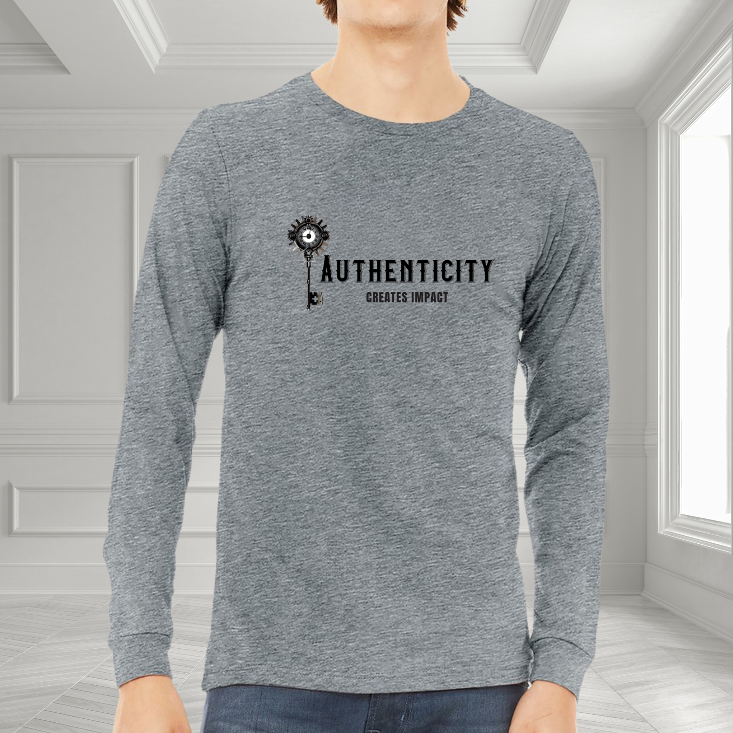 Authenticity Creates Impact Long Sleeve Tee