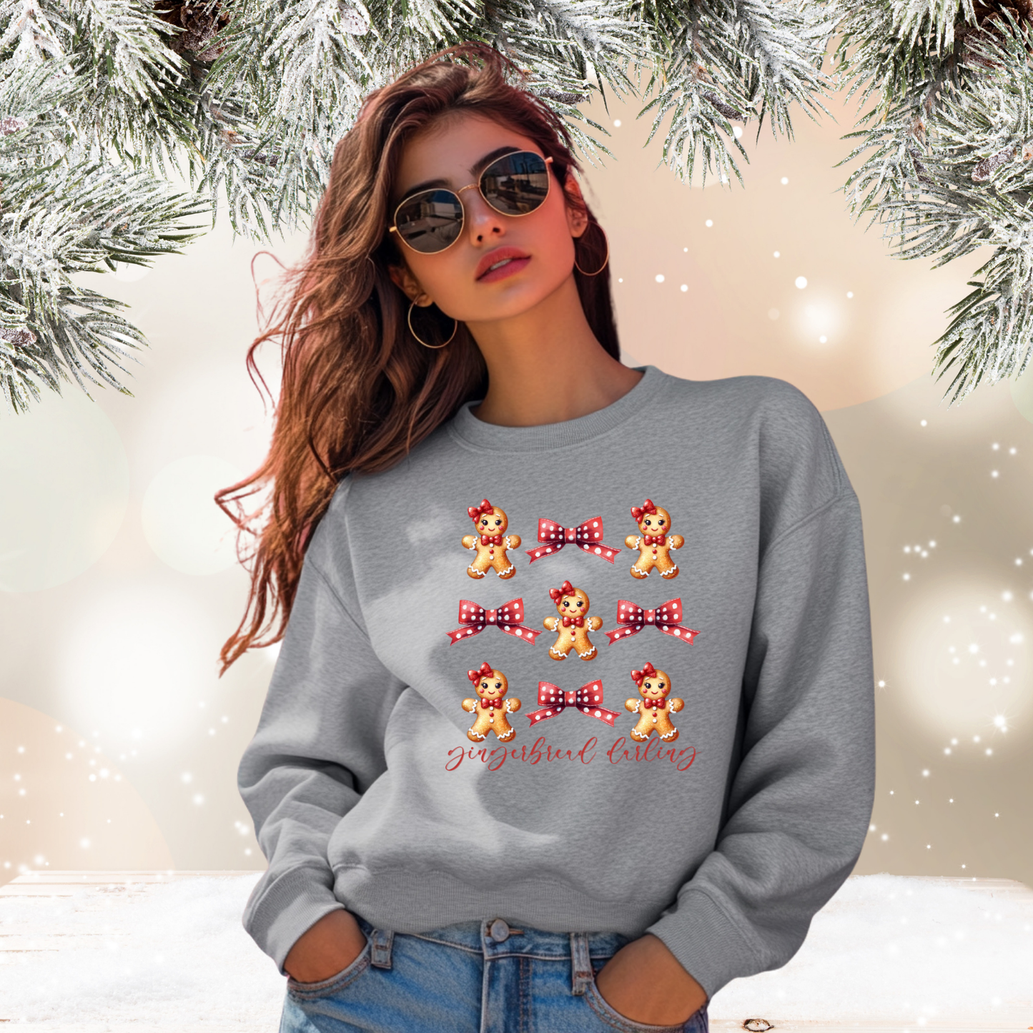 Gingerbread Darling Crewneck Sweatshirt