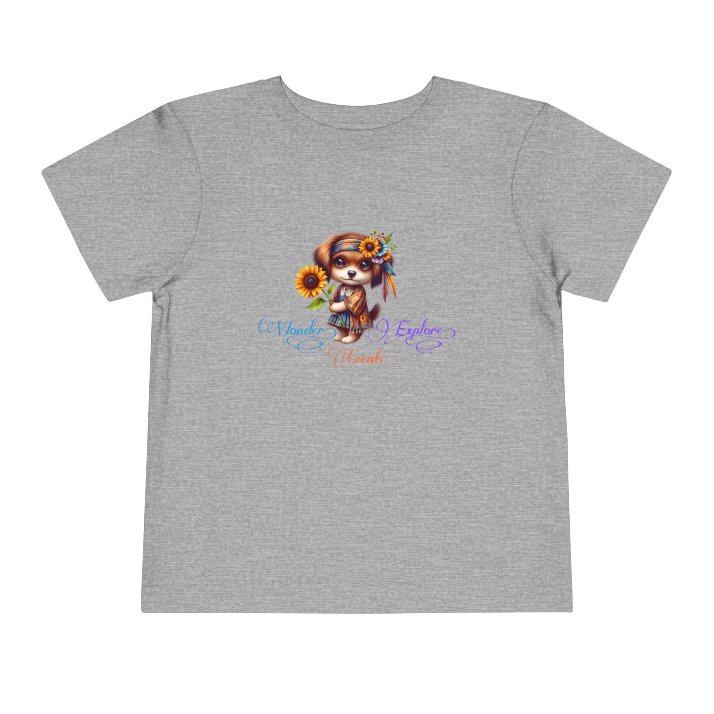 Wonder, Explore, Create Toddler T-Shirt