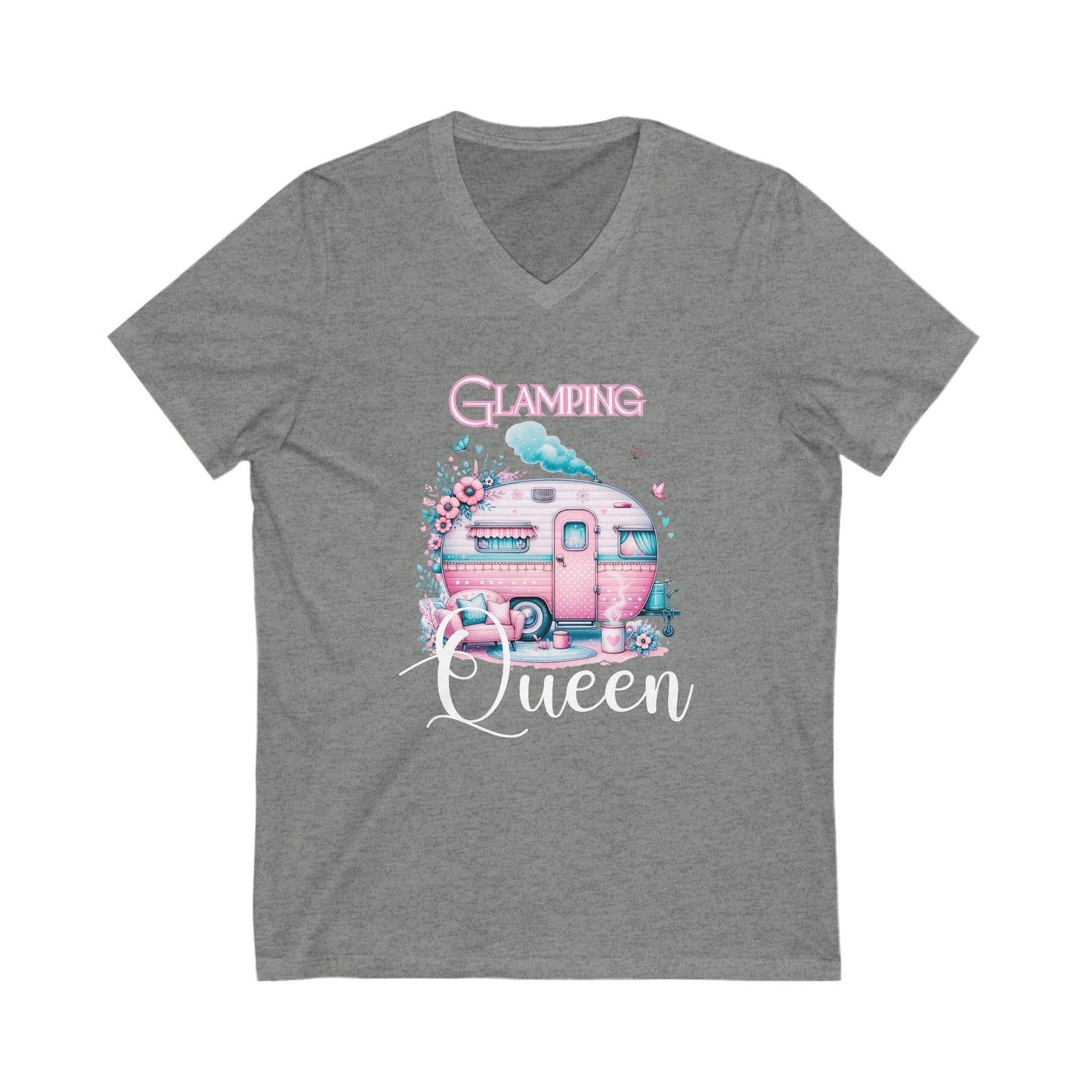 Glamping Queen V-Neck Tee