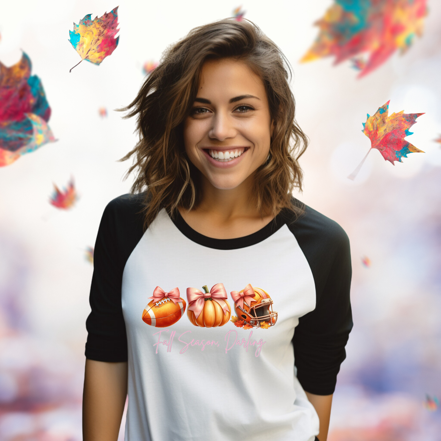 Fall Season Darling Baseball Tee