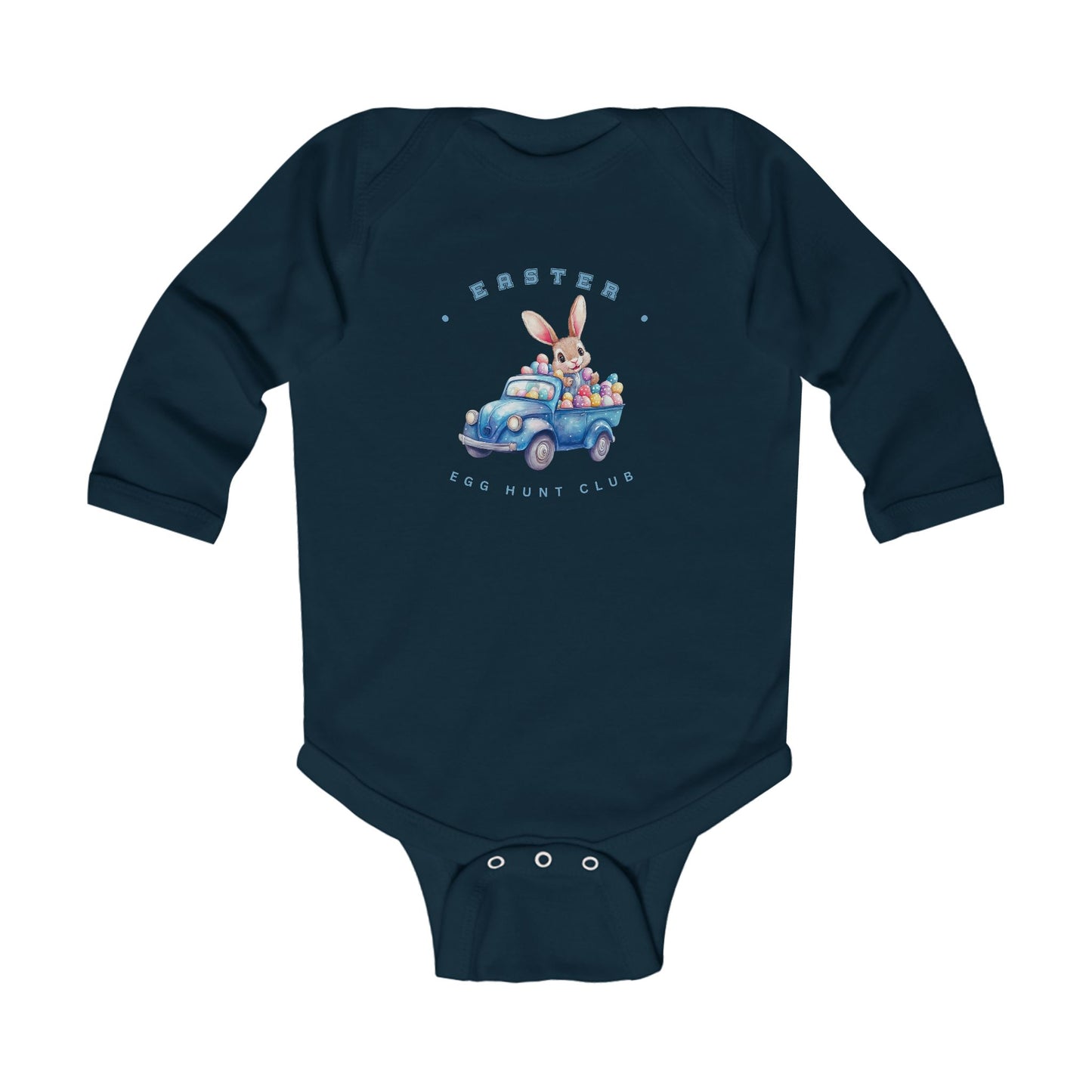 Easter Egg Hunt Club Infant Long Sleeve Onesie