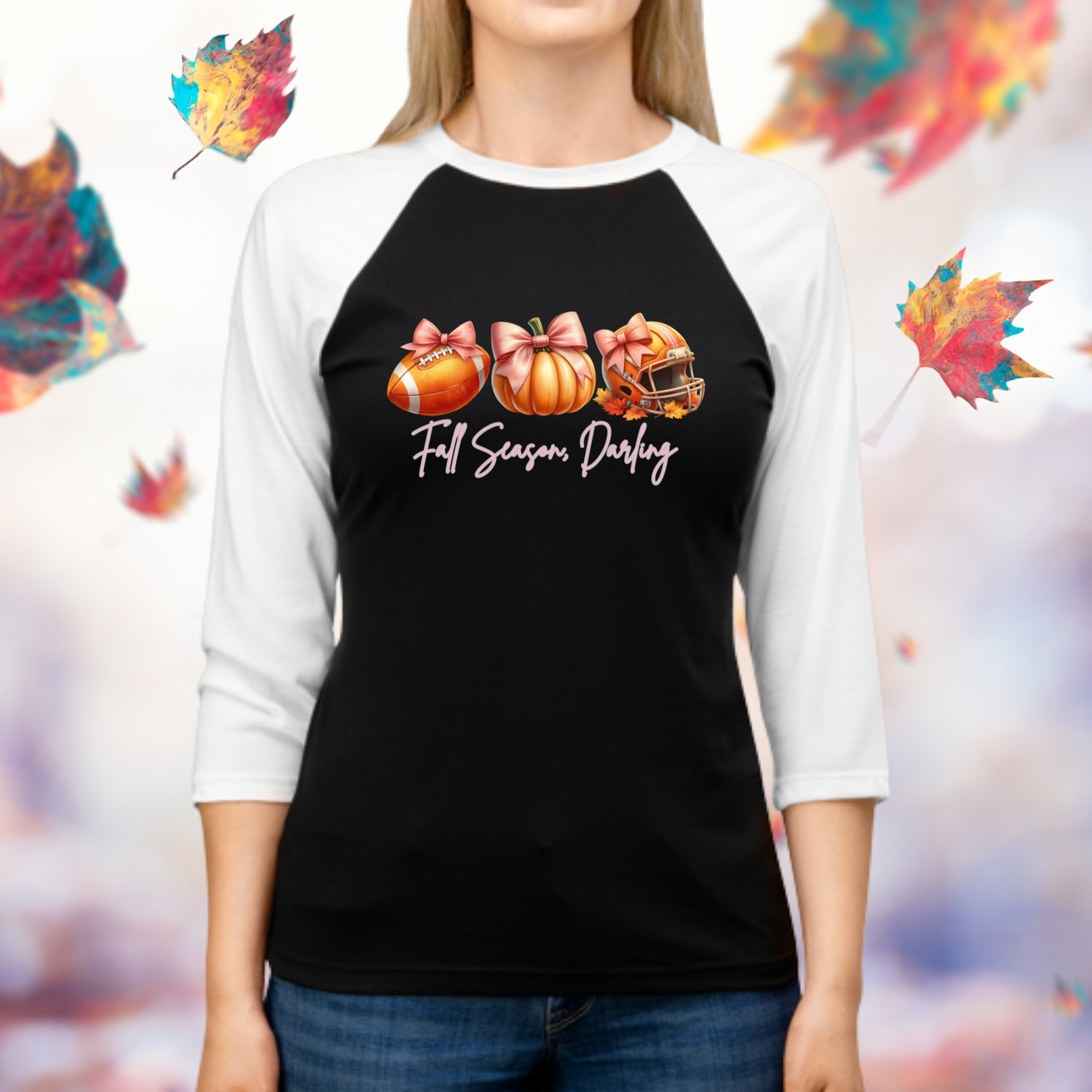 Fall Season Darling Baseball Tee