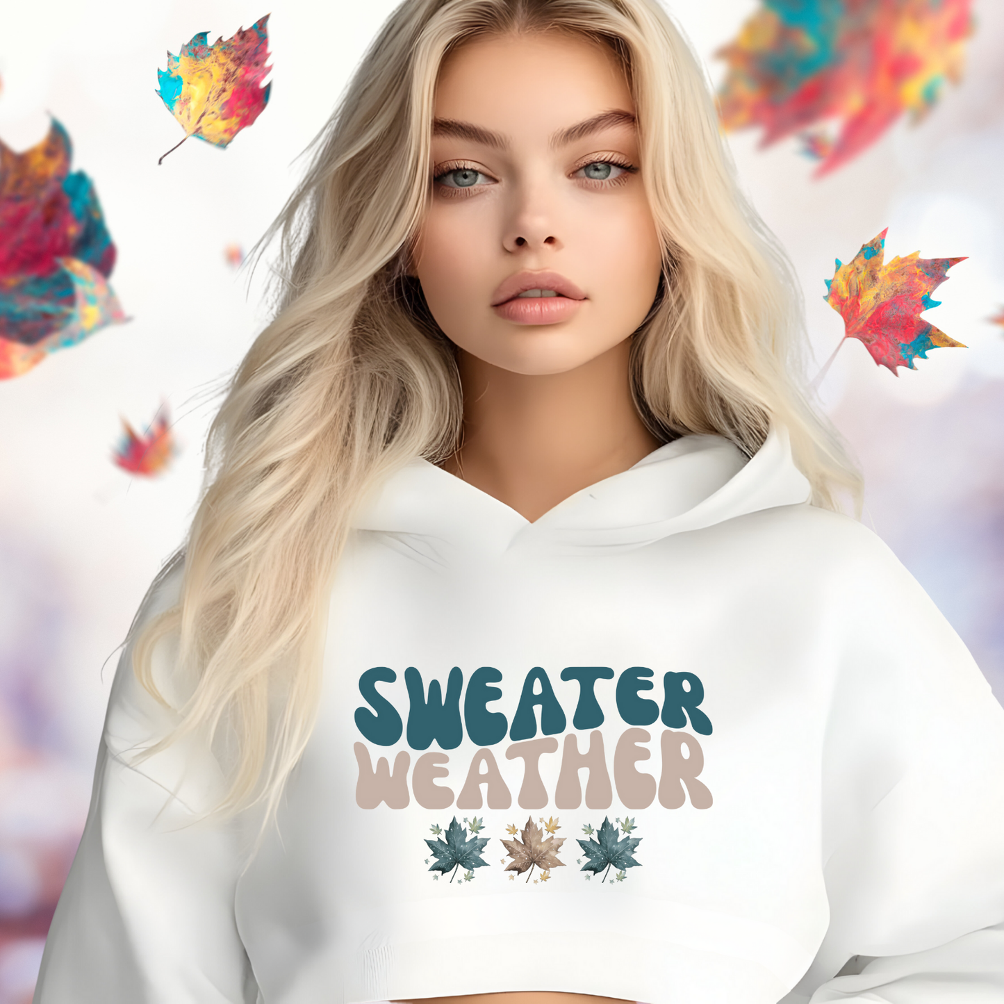 Sweater Weather Crop Hoodie