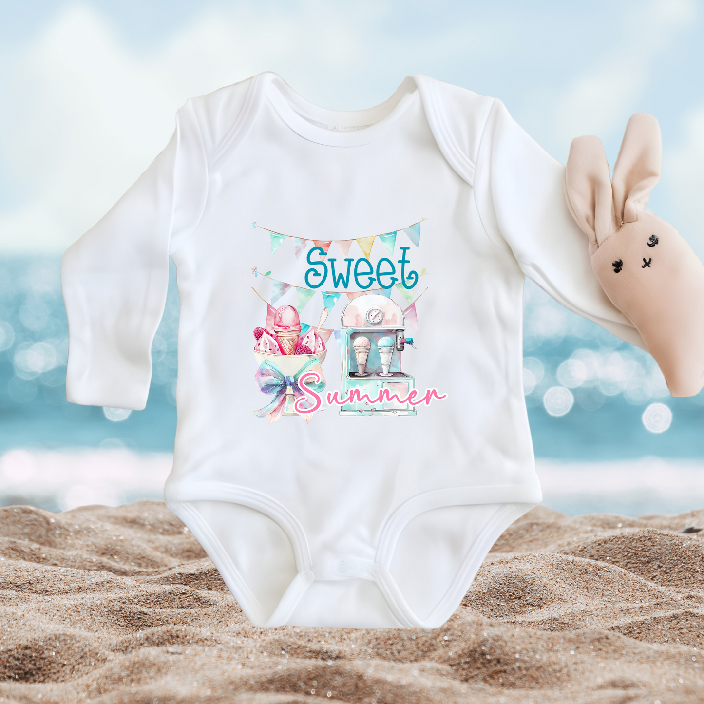 Sweet Summer Infant Long Sleeve Onesie