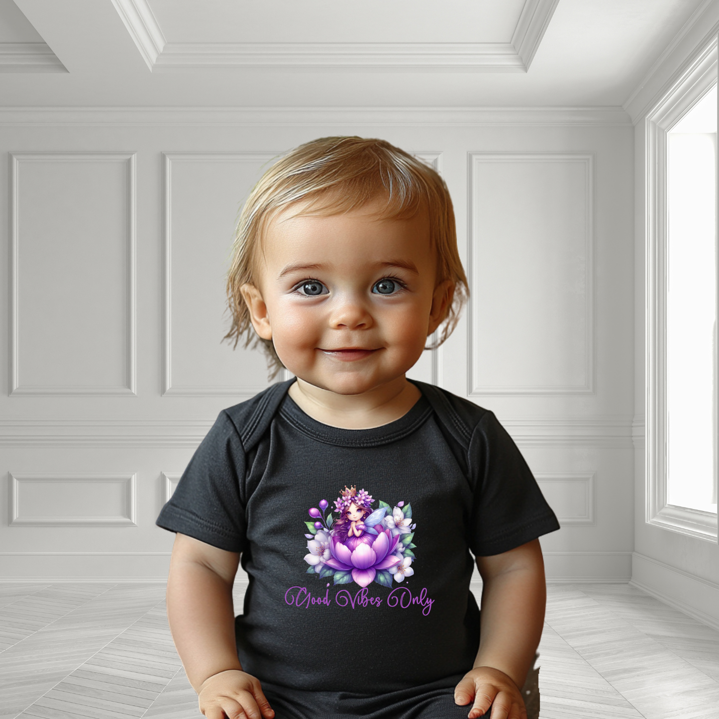 Good Vibes Only Infant Short Sleeve Onesie