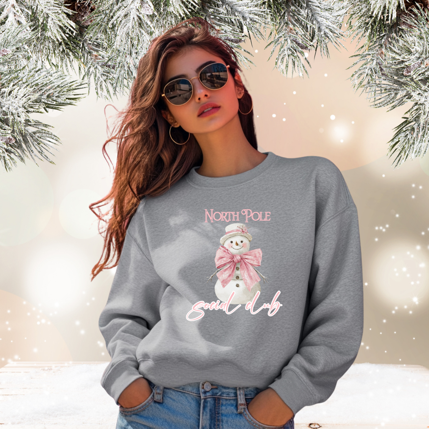 North Pole Social Club Crewneck Sweatshirt