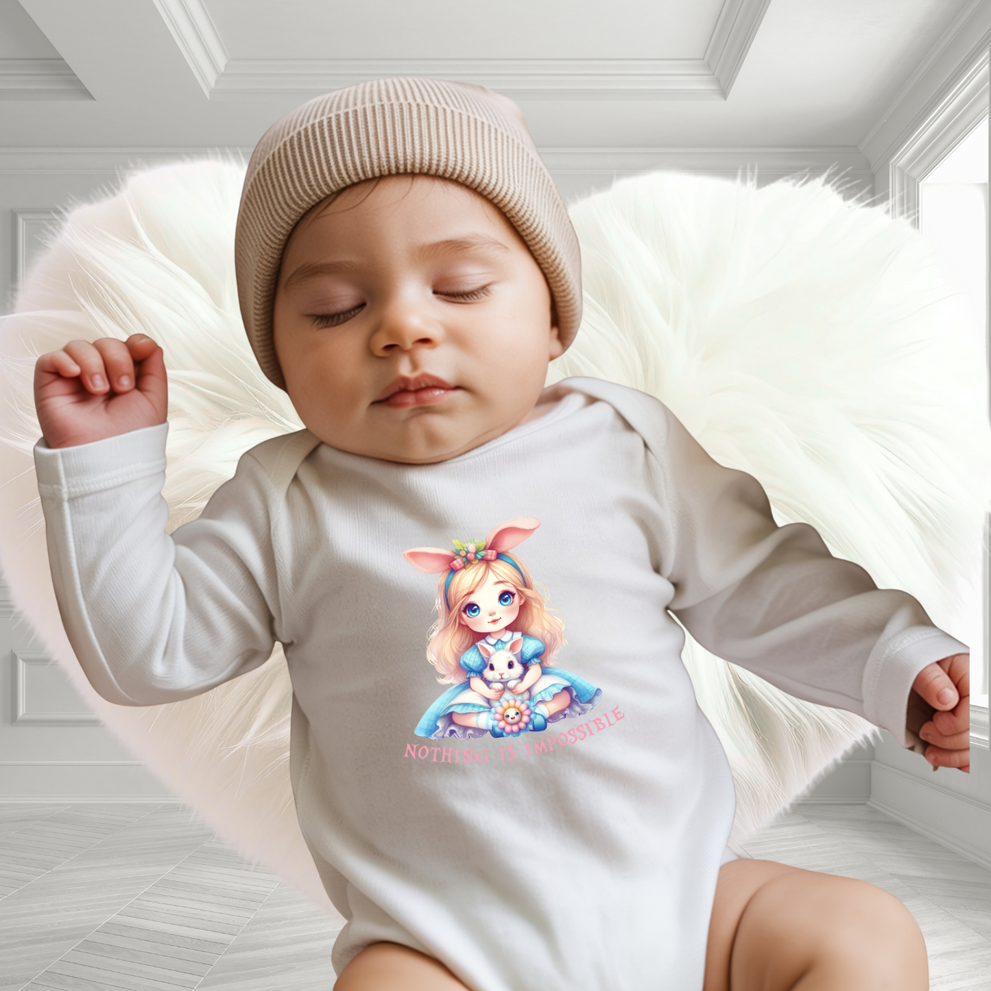 Nothing Is Impossible Infant Long Sleeve Onesie