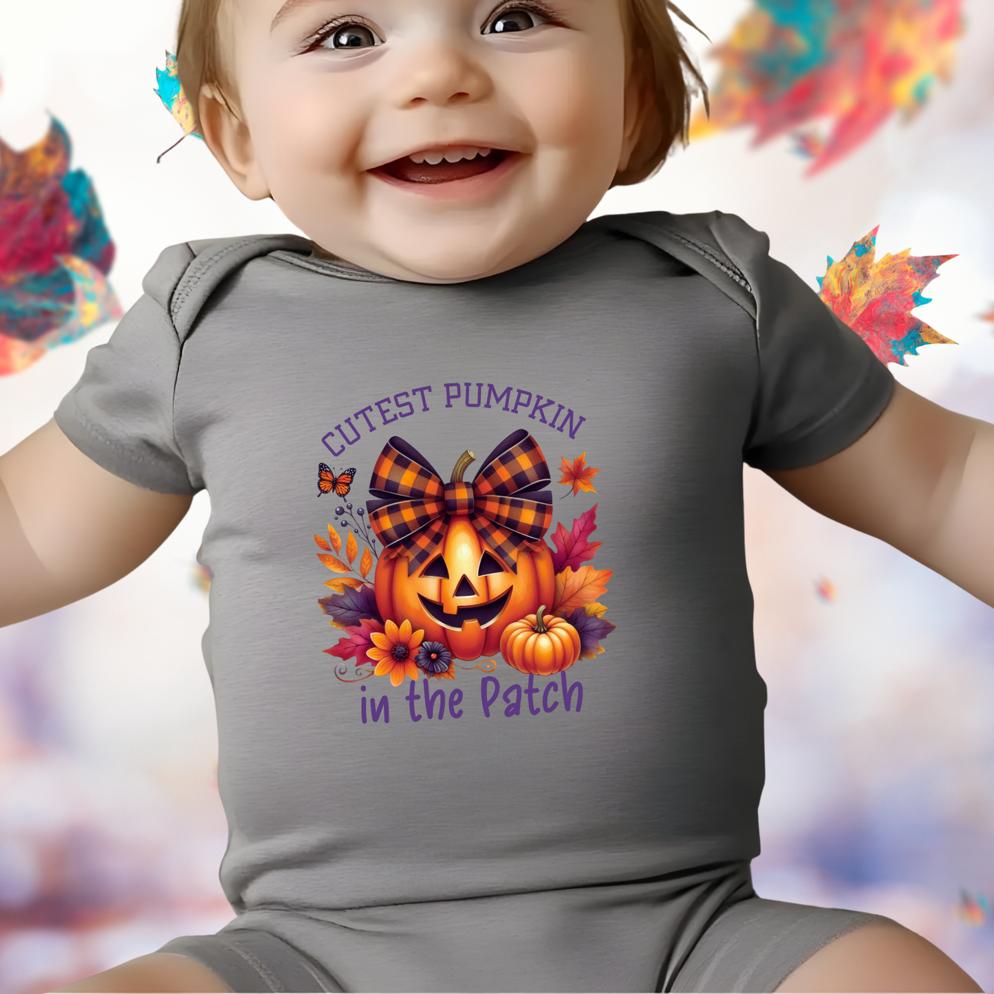 Cutest Pumpkin In The Patch Infant Short Sleeve Onesie