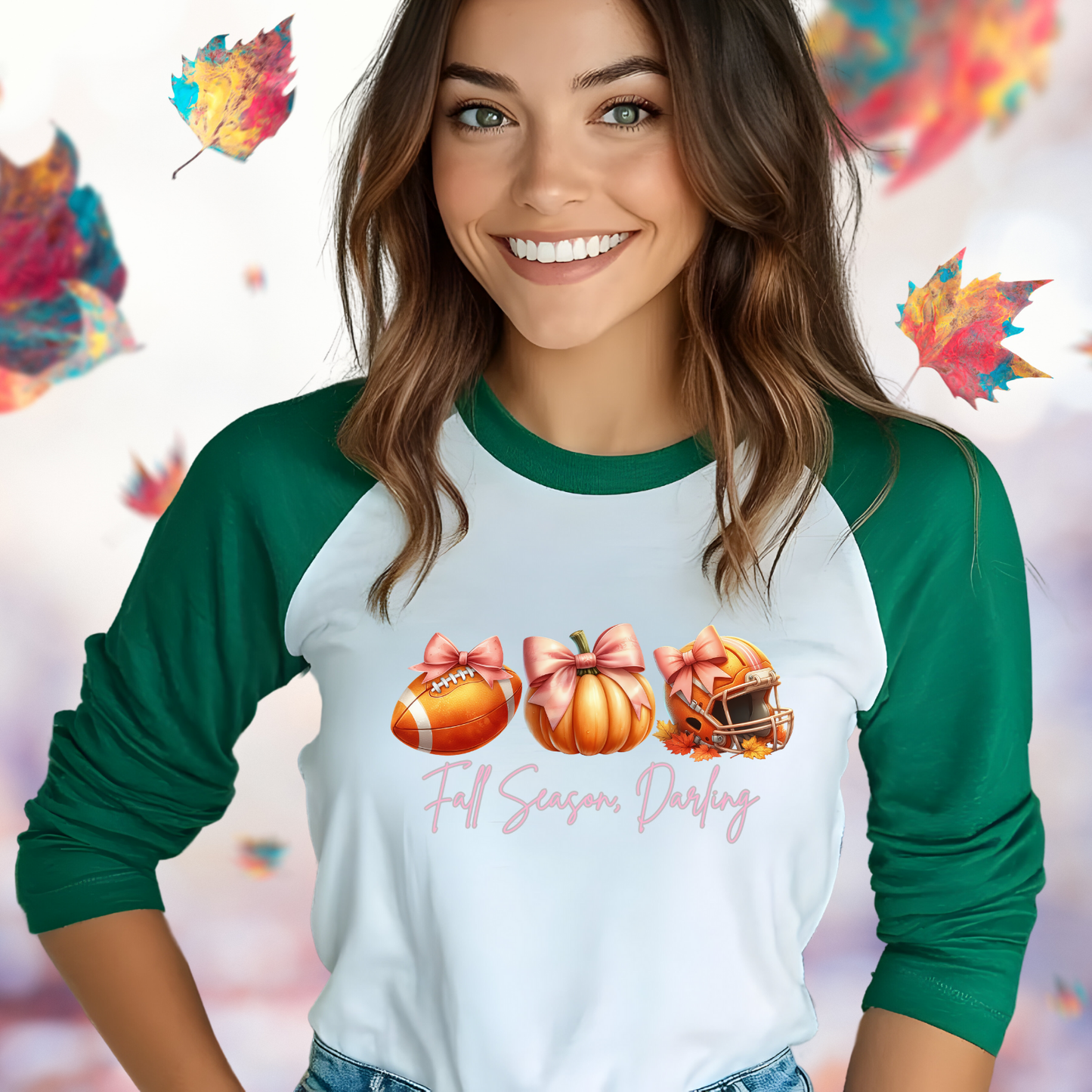 Fall Season Darling Baseball Tee