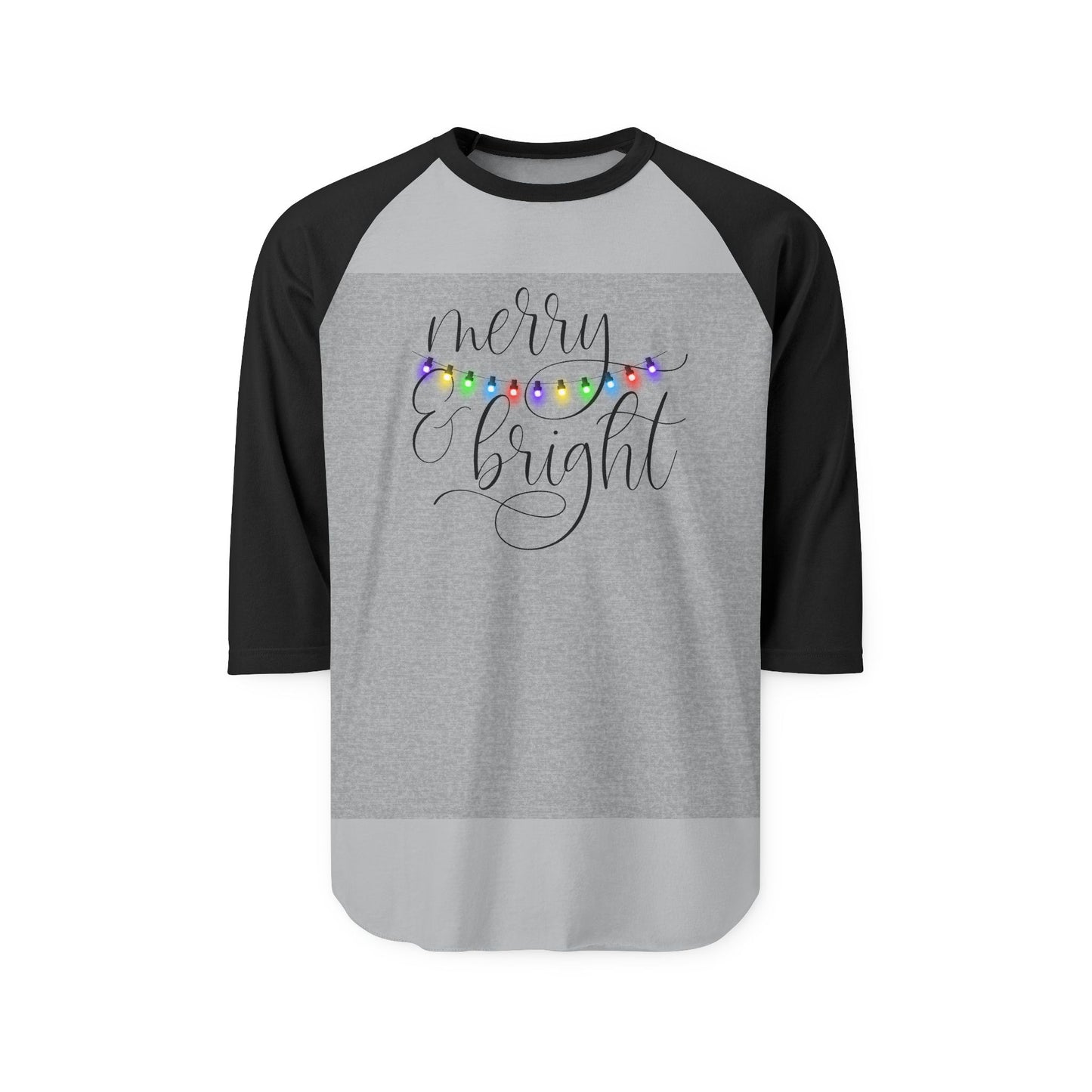 Merry & Bright Baseball Tee