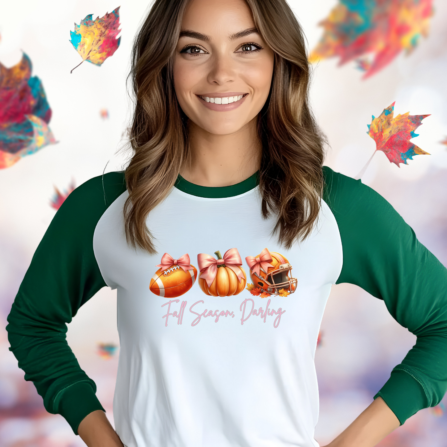 Fall Season Darling Baseball Tee