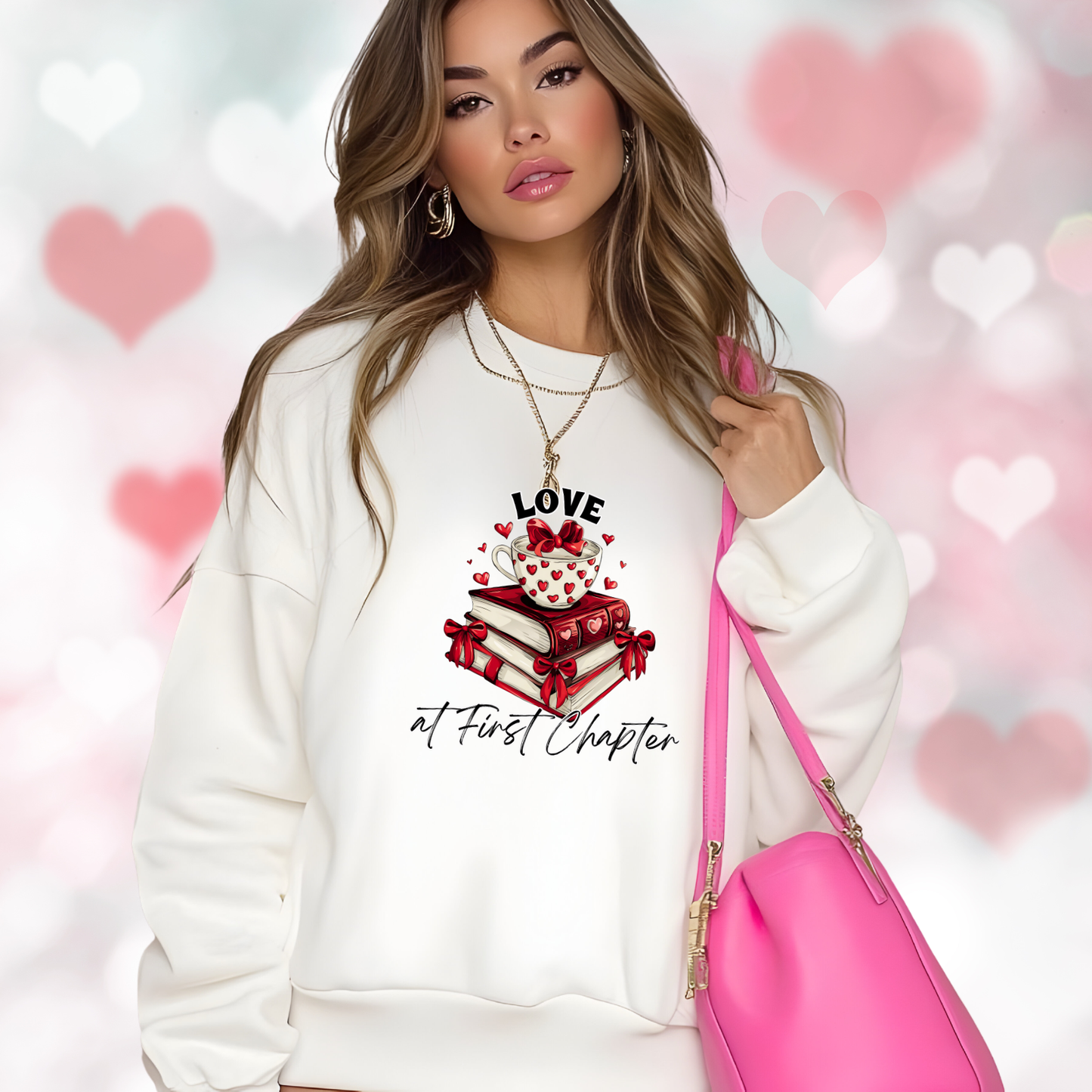 Love At First Chapter Crewneck Sweatshirt