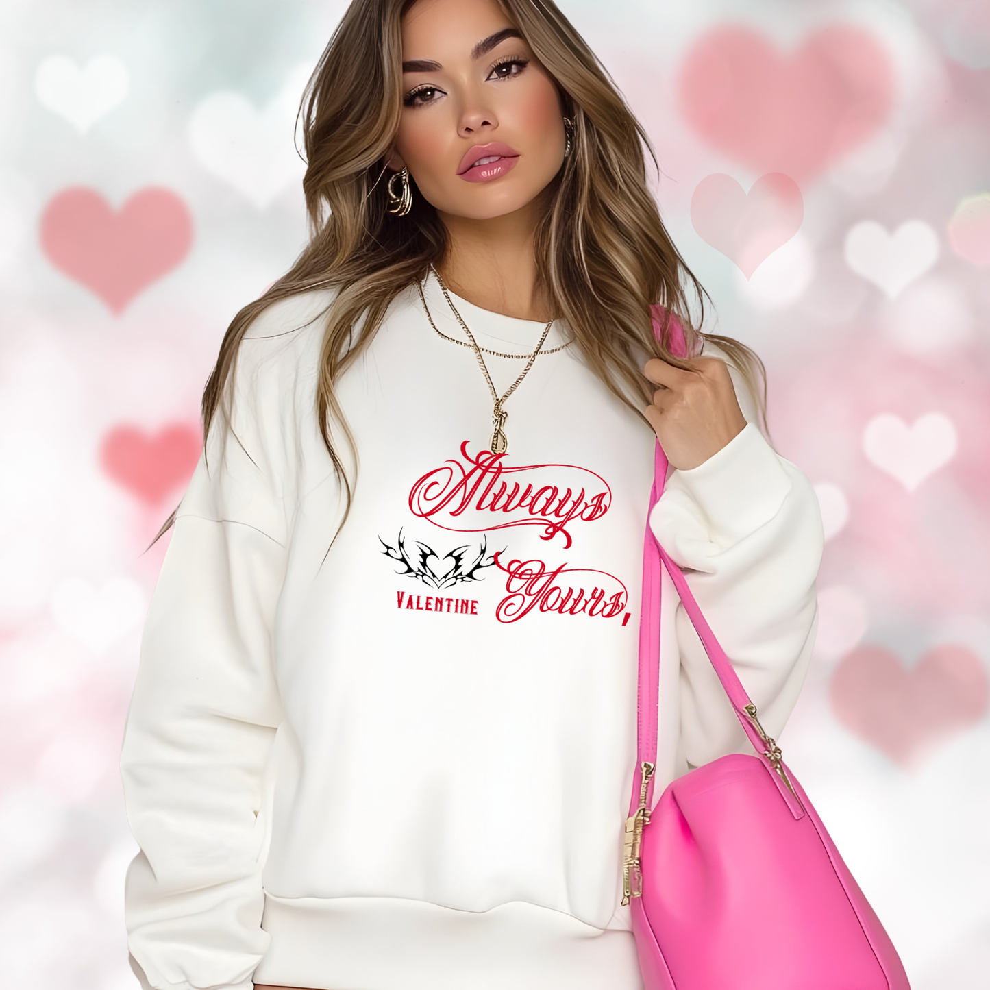 Always Yours, Valentine Crewneck Sweatshirt