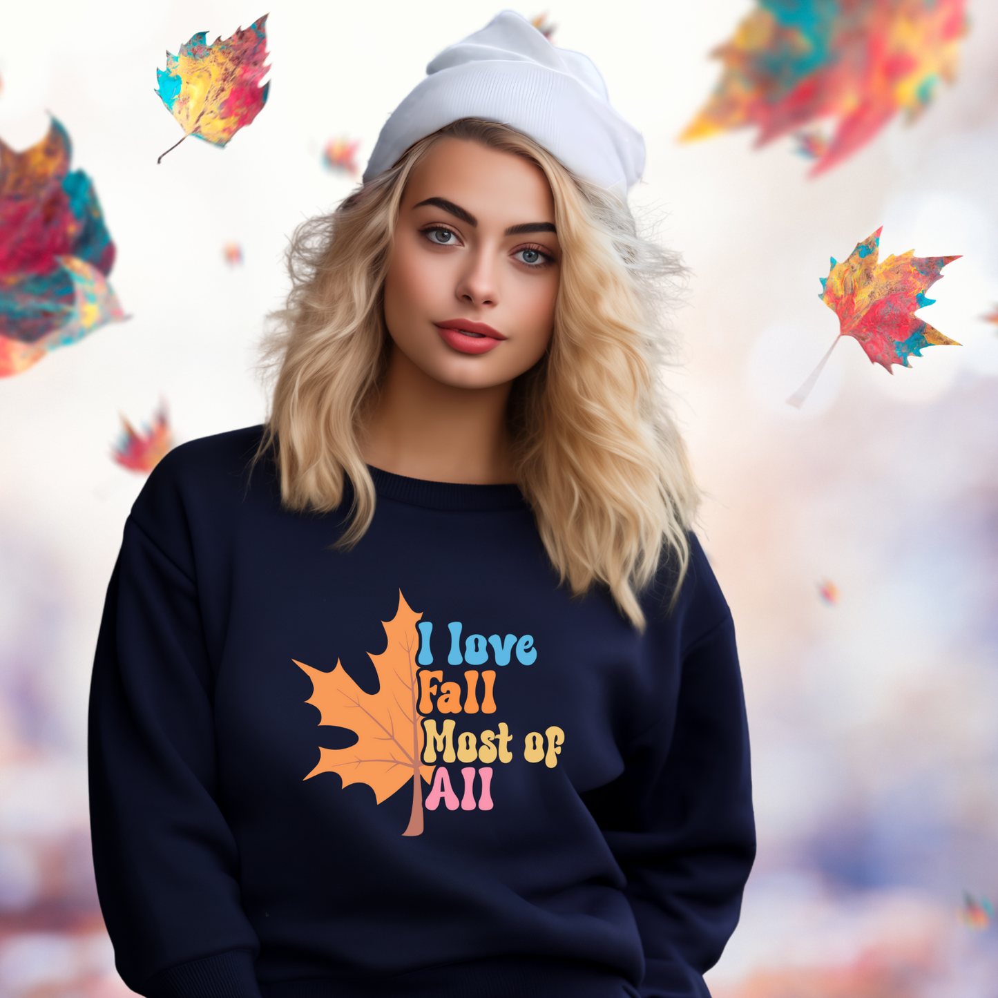 I Love Fall Crewneck Sweatshirt
