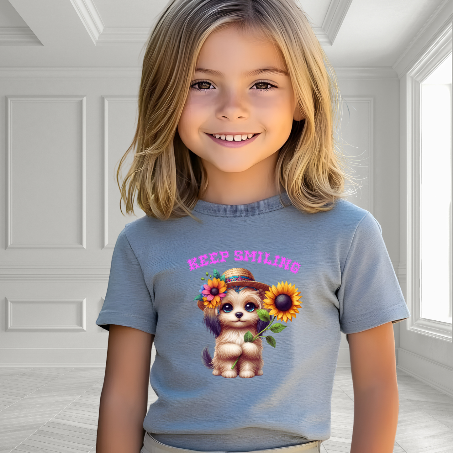 Keep Smiling Kid's T-Shirt