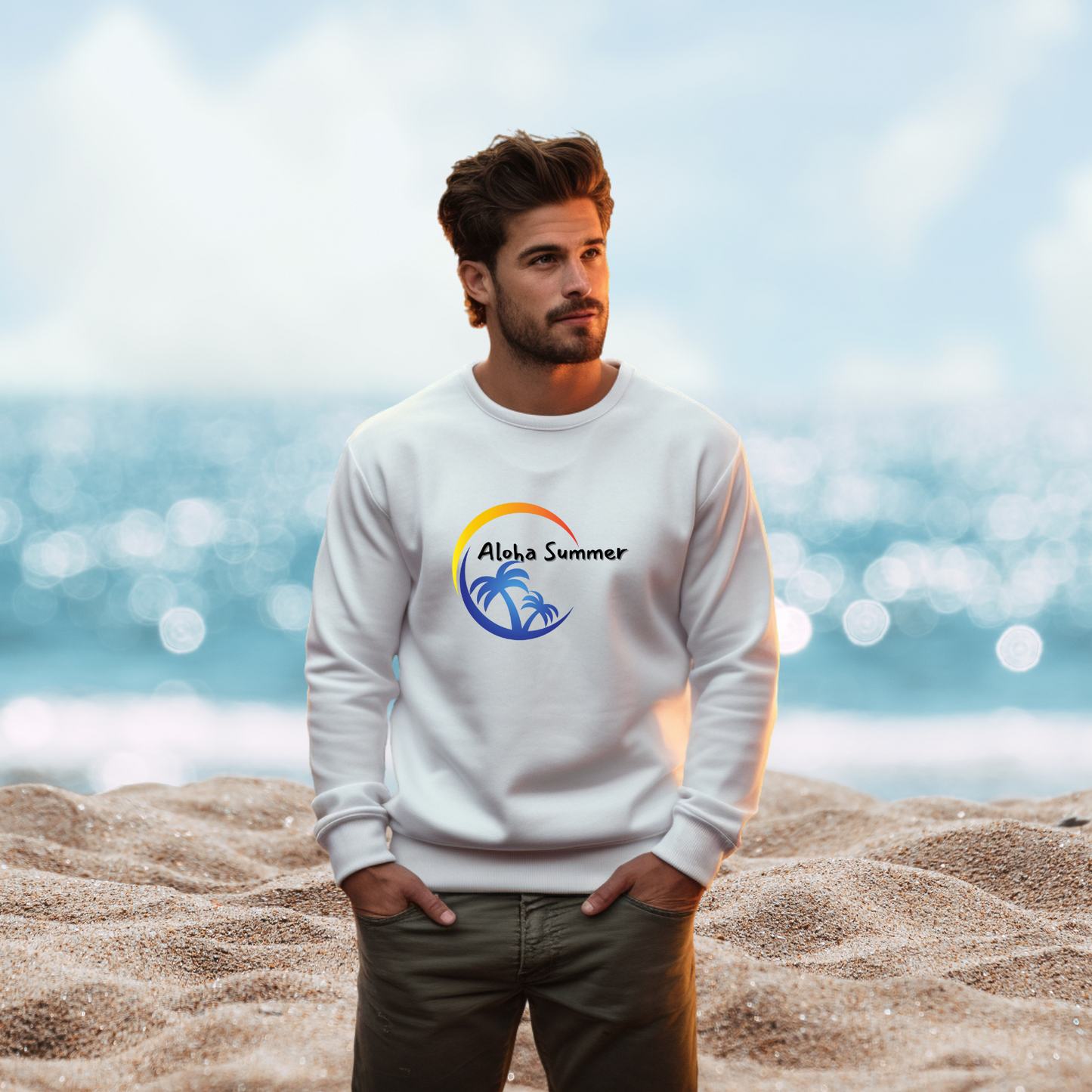 Aloha Summer Crewneck Sweatshirt