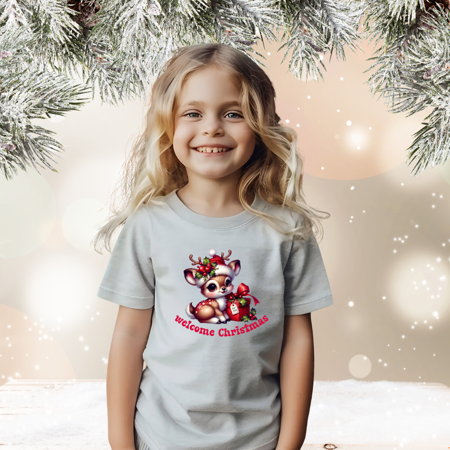 Welcome Christmas Kids T-Shirt