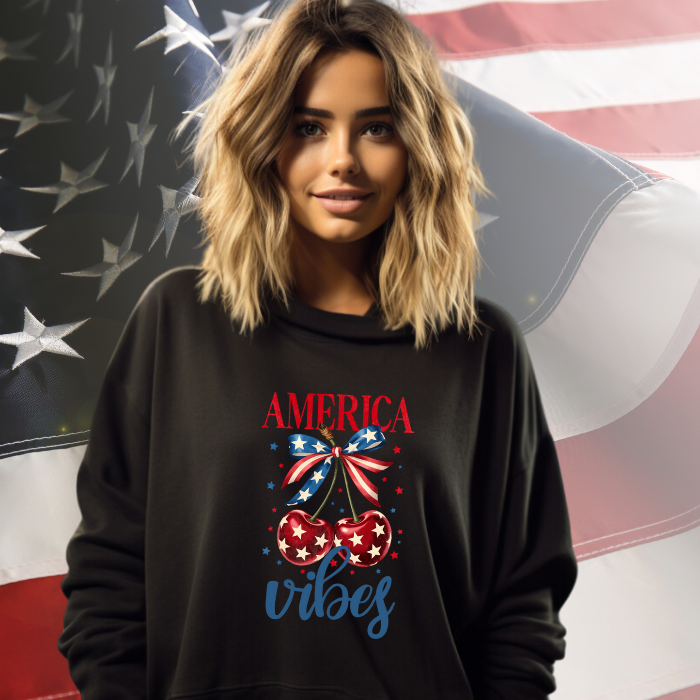 America Vibes Crewneck Sweatshirt