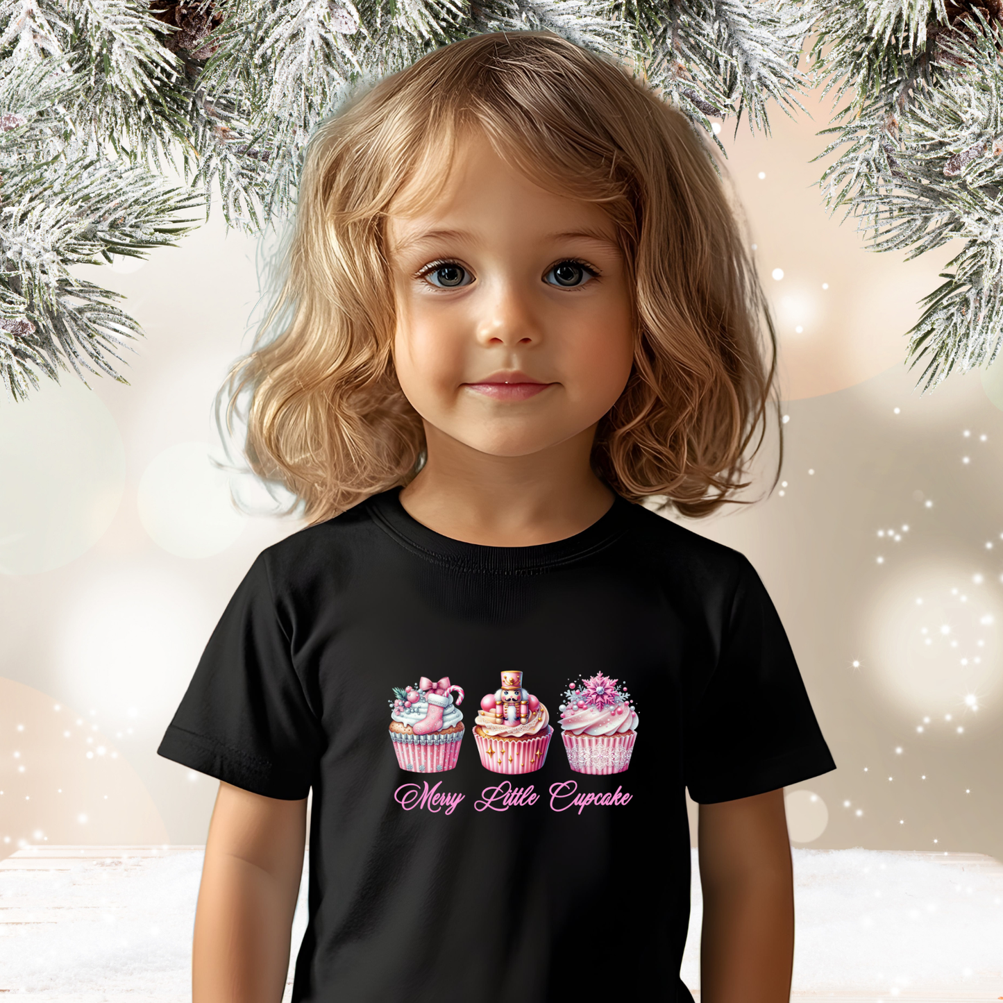 Merry Little Cupcake Toddler T-Shirt