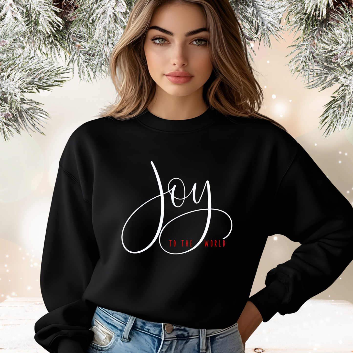 Joy To The World Crewneck Sweatshirt