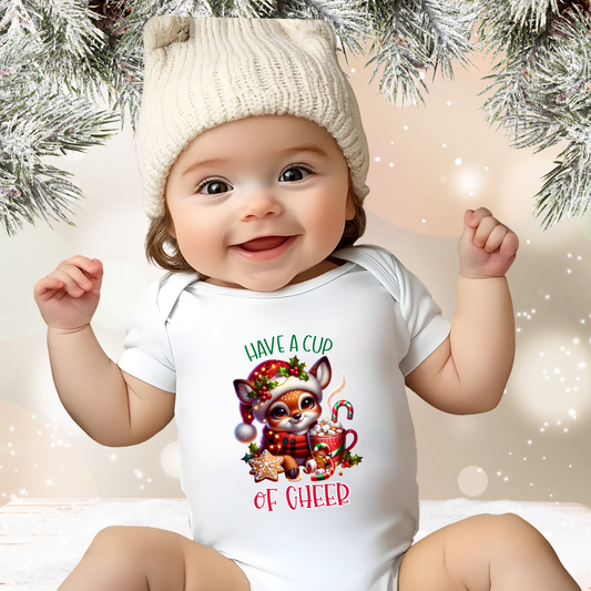 Have A Cup Of Cheer Infant Short Sleeve Onesie