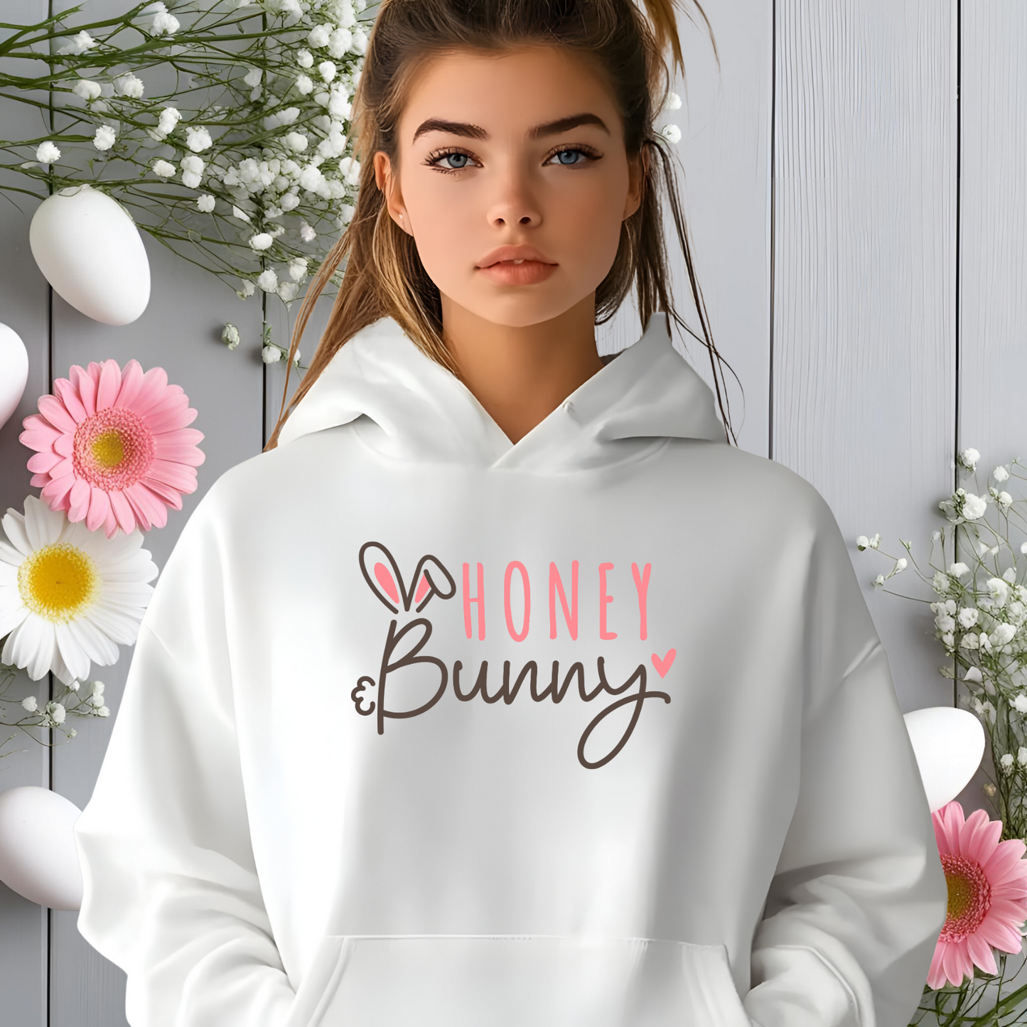 Honey Bunny Pullover Hoodie