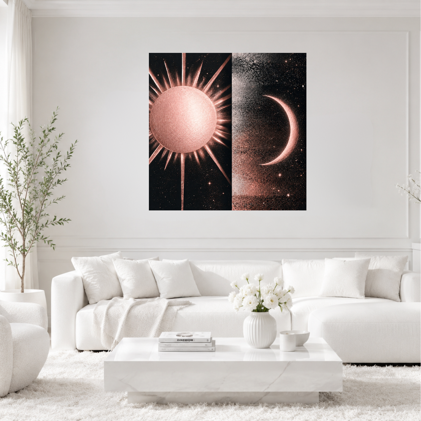 Radiant Duality Canvas Wall Art