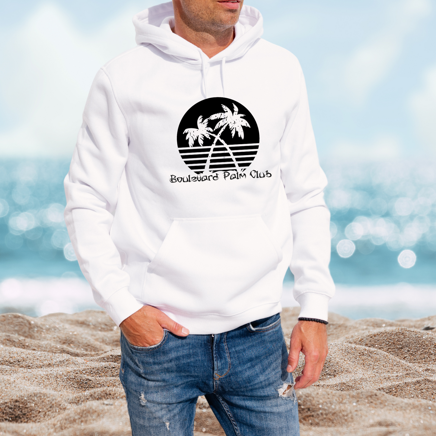 Boulevard Palm Club Pullover Hoodie
