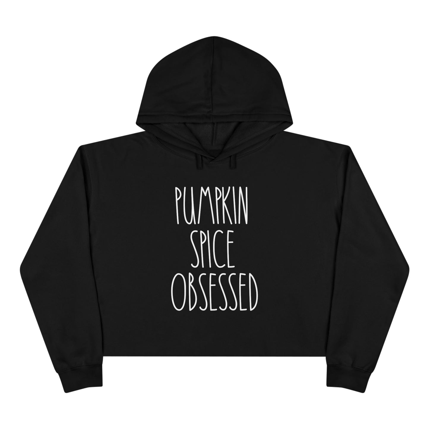 Pumpkin Spice Obsessed Crop Hoodie