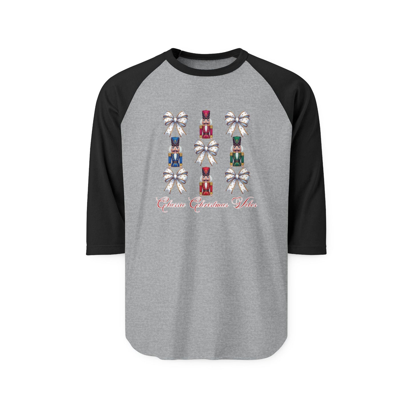 Classic Christmas Vibes Baseball Tee